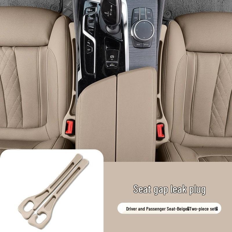 Förvaringsbox för bilbarnstolsglipa och set med läckagesäker tätning