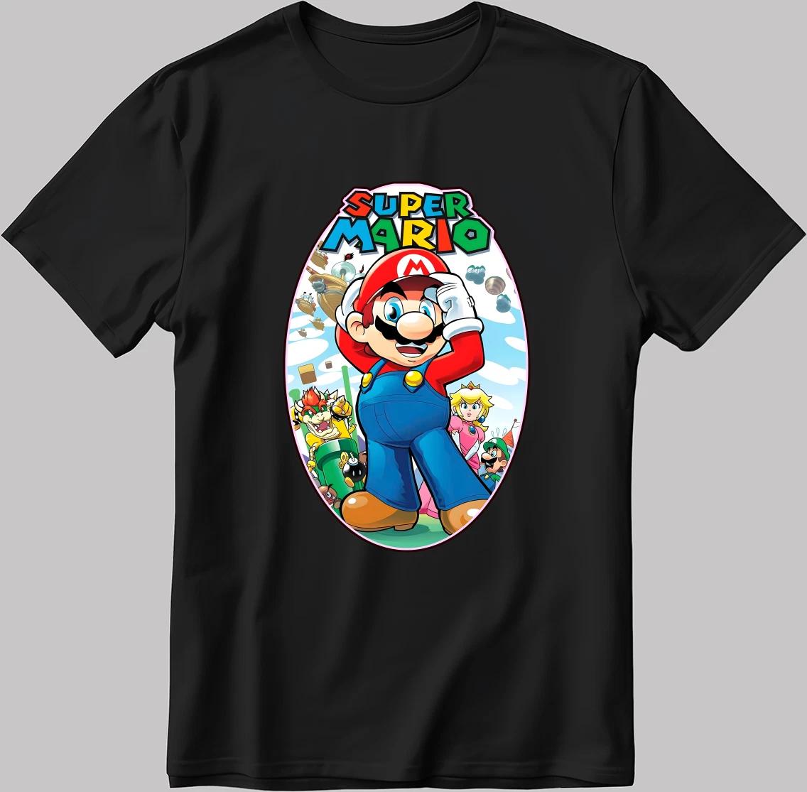 Super Mario Short Sleeve Men s Women s T Shirt N401 S