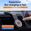 N52 Wireless Magnetic Car Charger For iPhone 14 15 16 13 12 Samusng S24 Fast Charging Bendable Memory Alloy Phone Holder