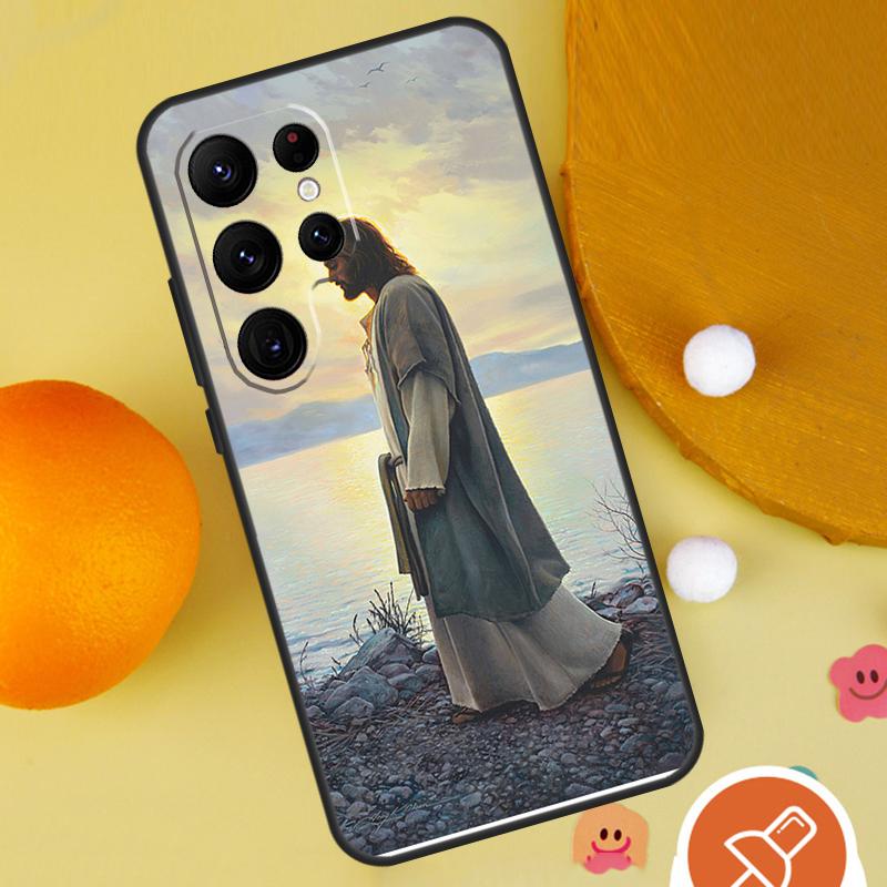 

Divine Mercy Jesus Case For Samsung Galaxy S25 Ultra S24 S23 S22 S21 Ultra S9 S10 S20 Plus S24 FE Funda Cover Galaxy S25