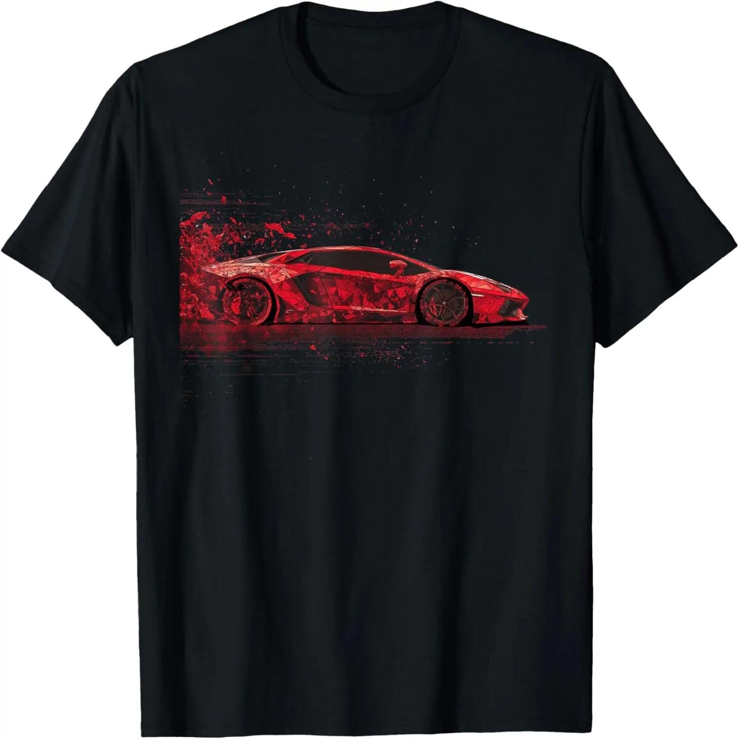 Supercar Exotic Italian Sports Car Graphic T-Shirt S разноцветный