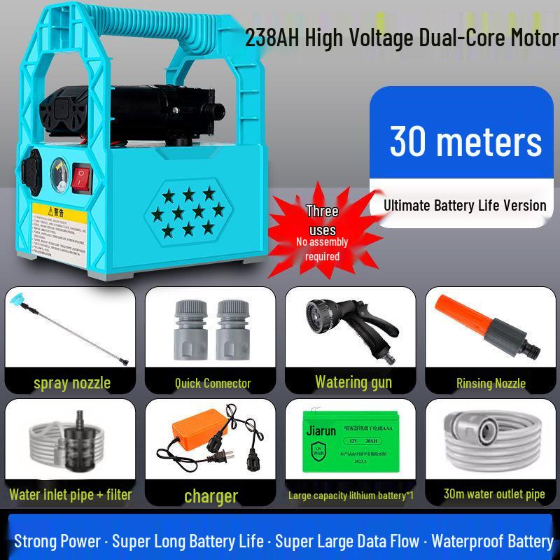 Rechargeable Lithium Battery Water Pump for Outdoor and Household Irrigation
