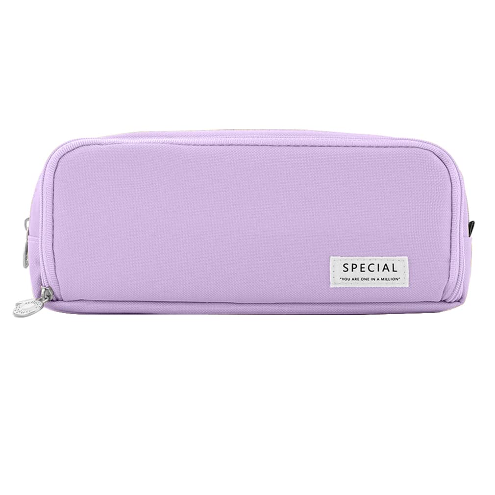 

iSuperb Карандаш Чистый Морской Имбирь Большой Вместимости Карандаш Мелкий Предмет Студенческий Фиолетовый Двусторонний Чехол, Черный, Синий, Зеленый, Синий, Розовый, Чехол, Хранение, фиолетовый