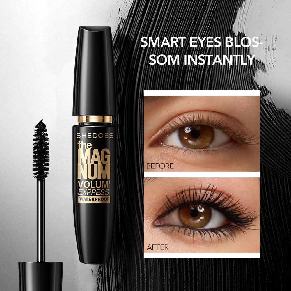 Four-color Waterproof and Anti-Sweat Slimming Mascara Long Lasting Thick Bending Quick Drying Black Mascara Lash