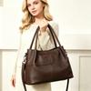 PU Leather Tote Bag for Women, Large Capacity Shoulder Crossbody Bag, Soft Leather Handbag Casual Daily Commuter Bag, Multi-purpose Hobo Bag for Work