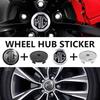 For MG 4pcs 60mm Car Wheel Center Cover Hub Cap Auto Decoration Accessories RX5 RX8 350 550 6 3 5 7 ZR ZS HS GS GT Hector Q1