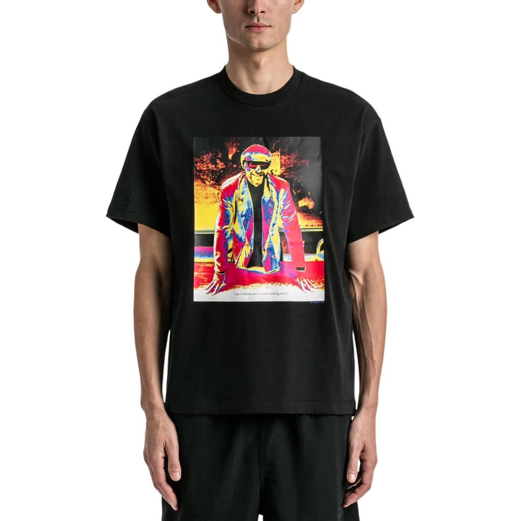 Nike Fitted Graphic Crew Neck T-Shirt Men Tops Black DX5827-010