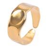 Irregular Stainless Steel Rings For Women Men Accessories 2026 Trend Vintage Jewelry Silver/Gold/Rainbow Color Ring Bague Mujer