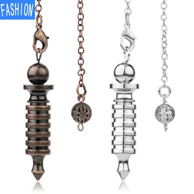 European And American Metal Ornaments Detachable Aura Healing Pendant Women'S And Men'S Amulet Spiral Pendulum