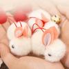 Mid-Autumn Mid-autumn Rabbit Plush Keychain Little Rabbit Plush Schoolbag Pendant  Lady Girls