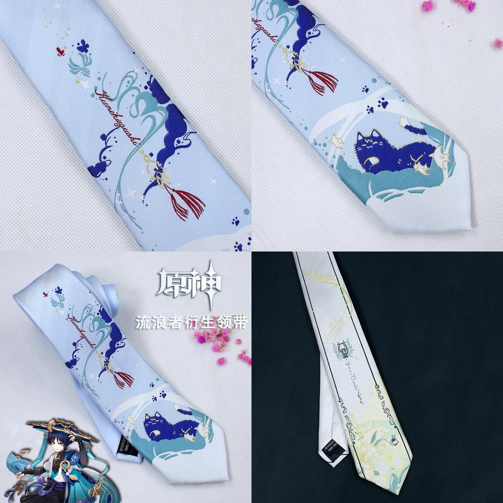 Unique Genshin Impact Necktie Suitable For All Genders And Ages