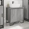 VidaXL Bathroom Vanity Cabinet Sonoma Grey 60x35x60 Cm, Bathroom Vanity Unit, Bathroom Furniture, 848657