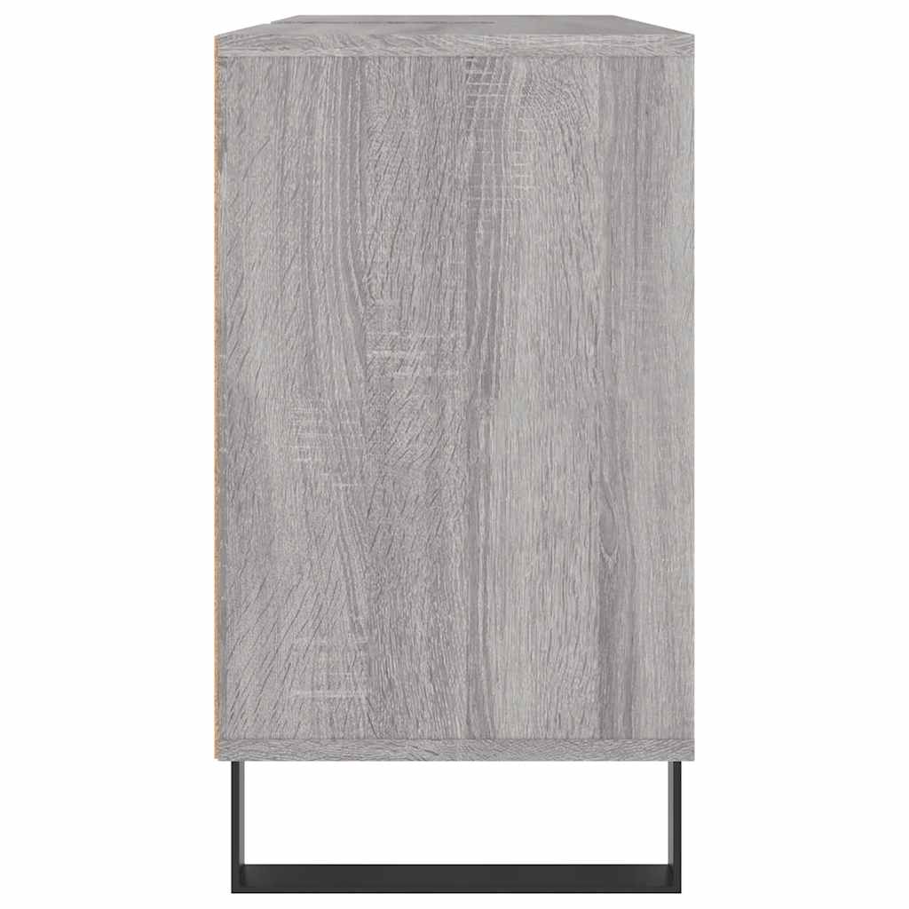 Bathroom Cabinet Grey Sonoma 80 x 33 x 60 cm Engineered Wood