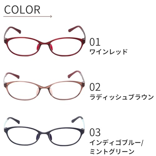 MIDI BLOOM Women's Stylish Reading Glasses with Blue Light and UV Protection (mbl01c1050)