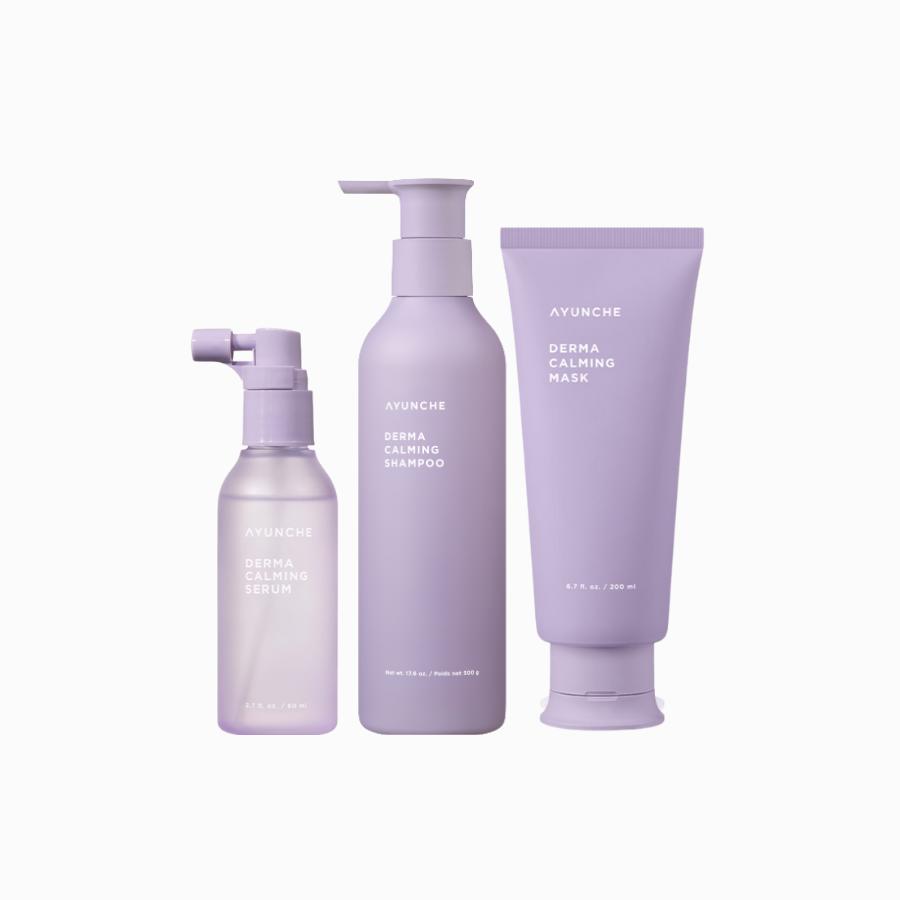 Ayunchae Derma Calming Hair Care Set [Shampoo, Mask, Serum]