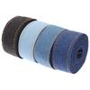 4 Rolls Denim Fabric Ribbon Cute Sophisticated Denim Ribbons for DIY Crafts Clothing Embellishment Wrapping Bow Making Sewing