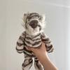 Plush hračka Plachý sněžný tygr Měkké plyšové zvířátko Mazlivý společník pro děti Dárek k narozeninám