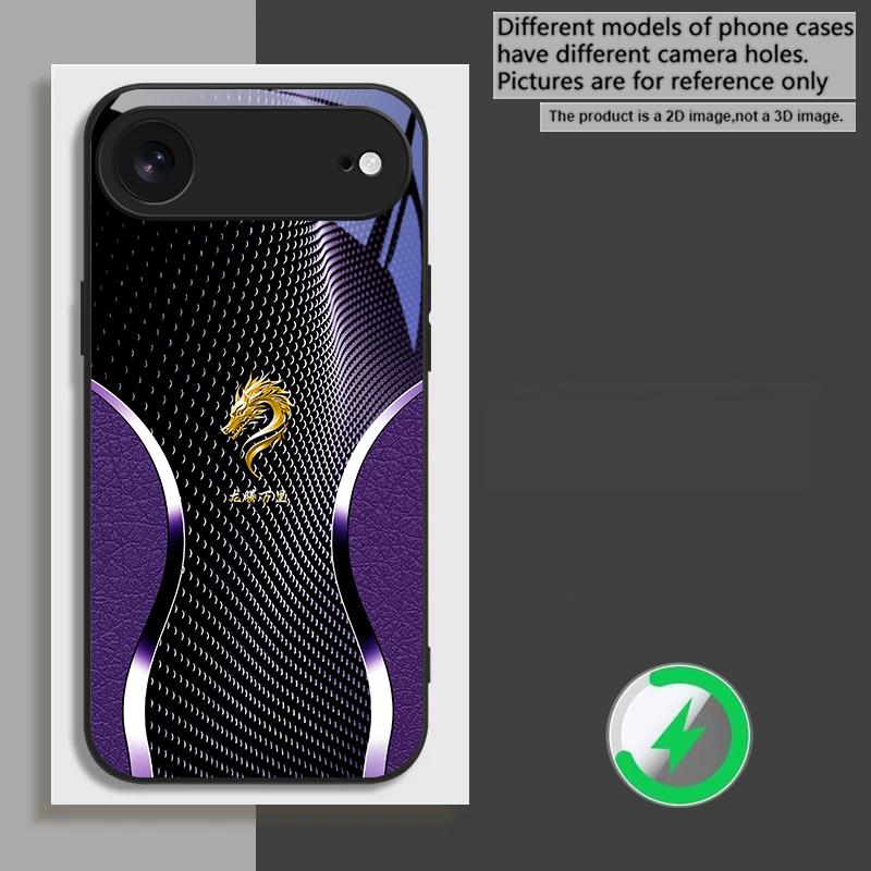 The majestic dragon head For iPhone 17 Pro Max 16E 15 Pro 14 13 Plus 12 mini 11 XR Xs 7 8 16 Air For Magsafe Glass Phone Case