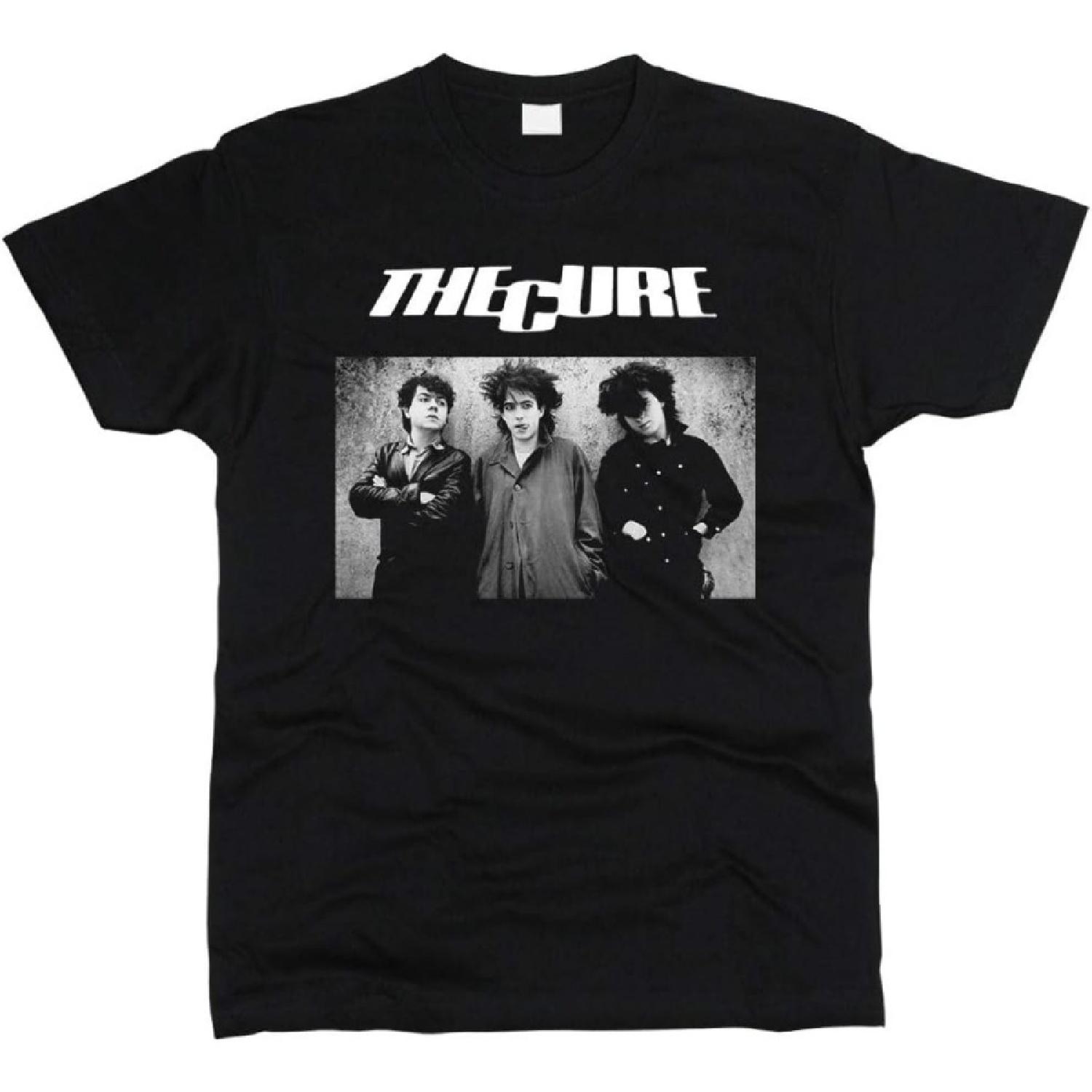 PrintPro The Cure Band Black Heavyweight Cotton T-Shirt Men, Black, Medium XXXXXL разноцветный