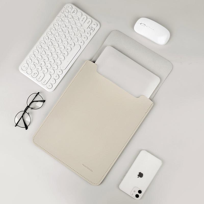 

TS JYL laptop bag,Korean Faux Leather Laptop Sleeve 11 Inch iPad 14 Inch Notebook Vegan 15/15.6/16 size compatible