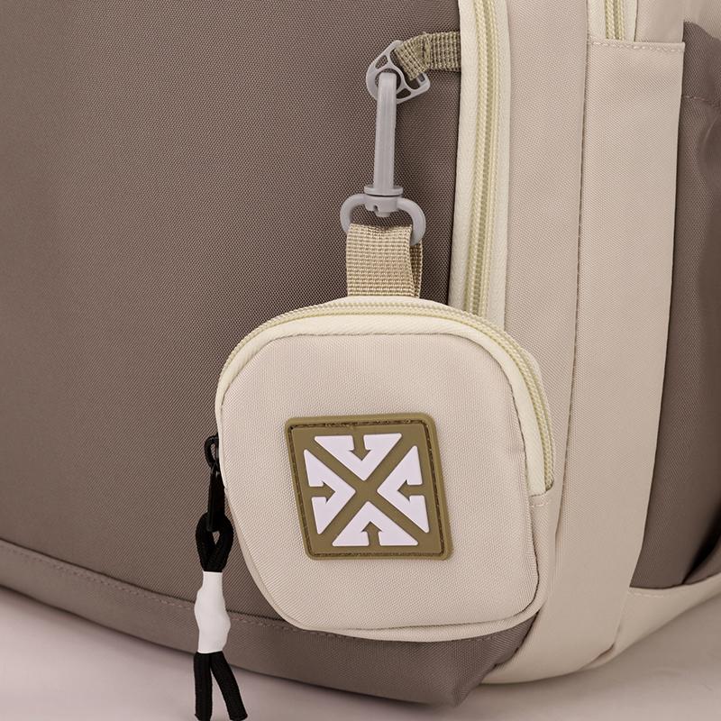 Plecak Ucznia Liceum Blok Kolorystyczny Duża Pojemność Wytrzymały Plecak