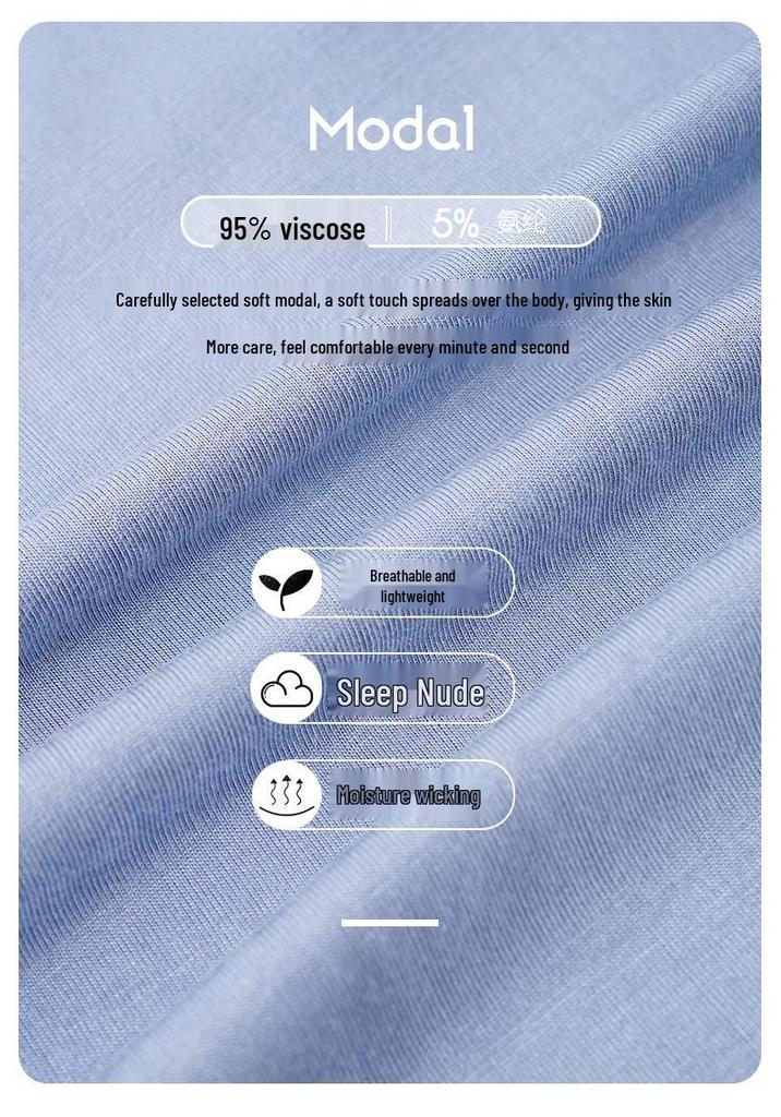 Men's Modal Pajama Pants - Loose, Breathable, Thin, Perfect for Spring/Summer, Indoor and Outdoor Wear