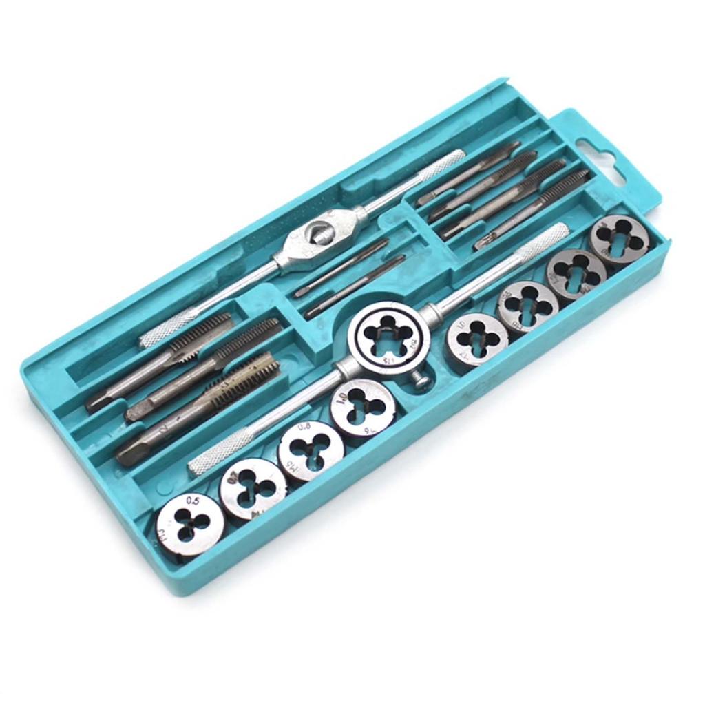 Tap Plate Thread Combination Set, Screw Tap Tapper Drill Bit Manual Wrench Bushings Tapping Tools Drilling Threaded Holes