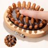 Wooden Message Comb Hand Held Cellulite Massager Gua Sha Scrapping Massager for Muscles Back & Shoulder