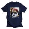 Funny Cat Graphic Cotton T-Shirt for Women Men Breathable Stretchy Crew Neck Tee Casual Loose Short Sleeve Oversize Tshirt