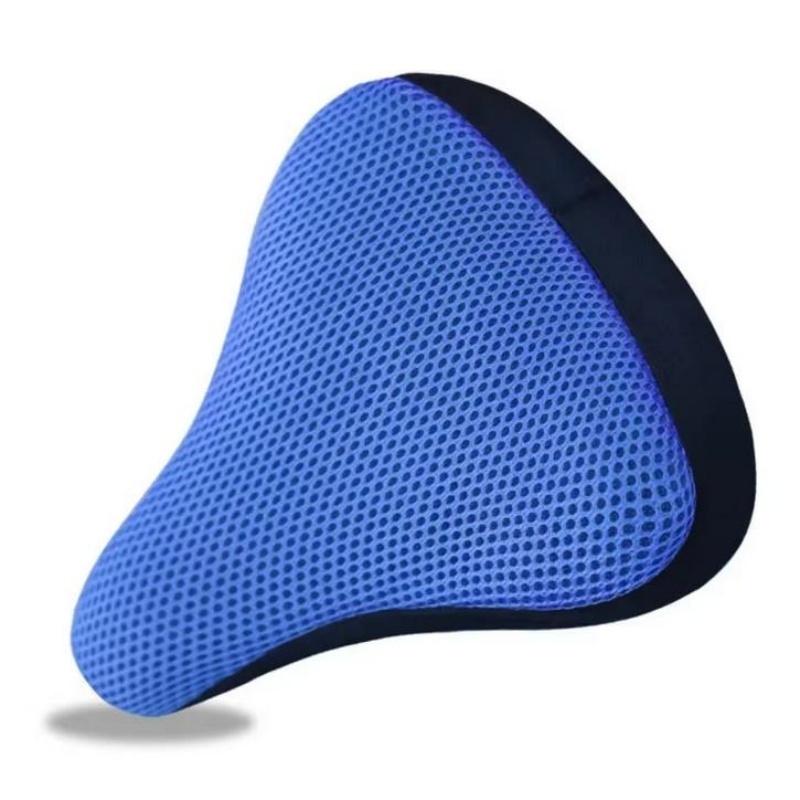 Seat Cushion Cover Bicycle Saddle 3D Soft Bike Seat Cover Silicone Seat Cushion Cycling Breathable Saddle Comfortable Bicycle