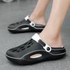 Men's Summer Clogs Wear-Resistant Non-Slip Soft-Soled Comfortable Beach Shoes Outdoor Sandals Soft Sole