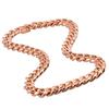 2026 Fashion Trend Classic Rose Gold Chain Faucet Buckle Men's Women's Jewelry Party Accessories Necklace