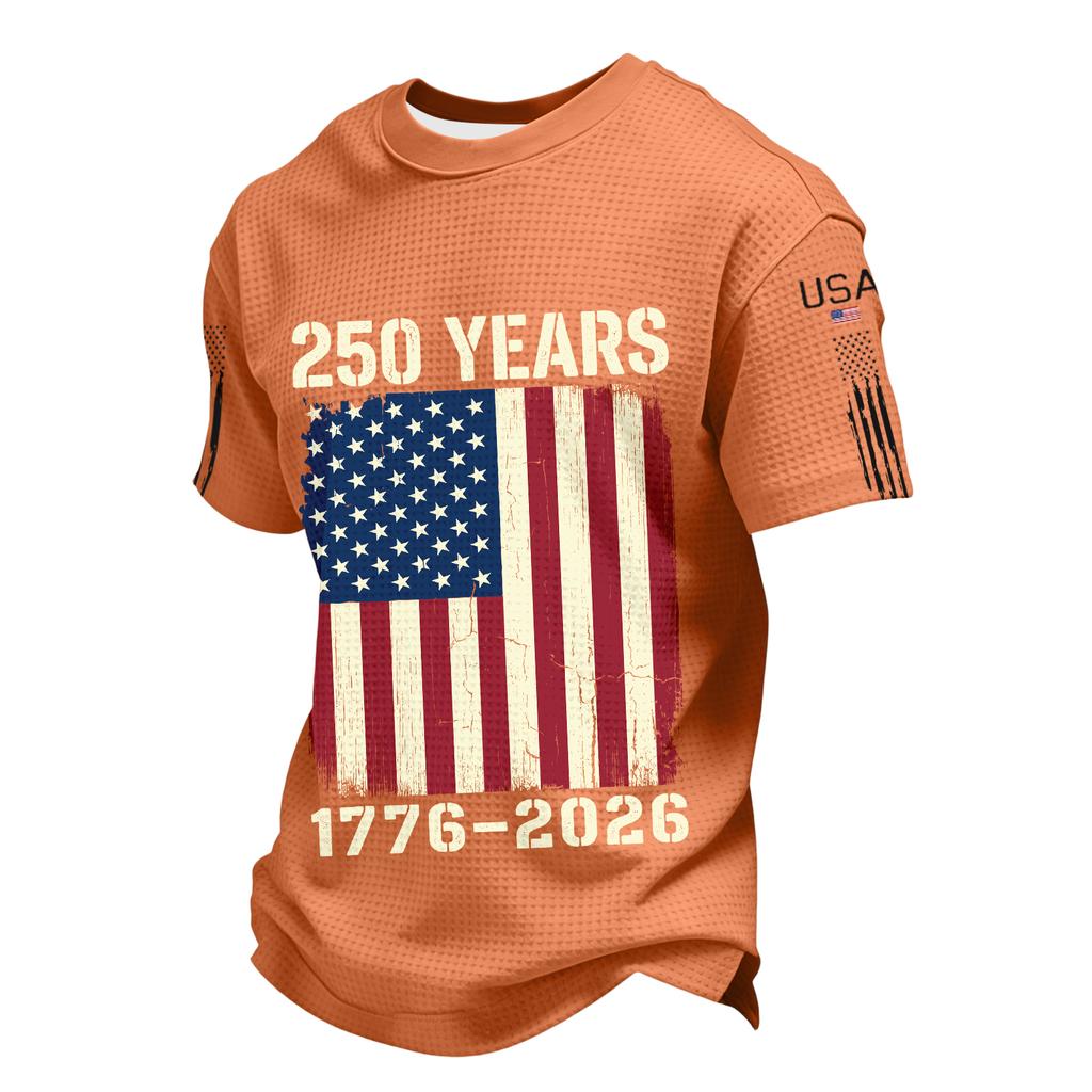 Men's Casual Round Neck Short Sleeve T-Shirt