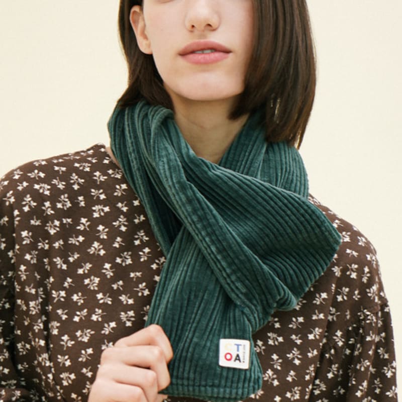 

CHIQUITA Muffler (Corduroy) Green 244701SGN FREE