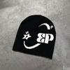 BSCI Camouflage Wool Blend Street Style Beanies Manufacturer High Quality Jacquard Skull Cap Knit Winter Hats Custom Logo