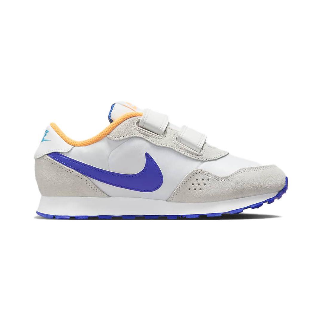 

Новые кроссовки Nike MD Valiant PS с амортизацией, противоскользящие и износостойкие, с низким верхом, для бега, белые/синие, для детей 3-7 лет, CN8559-110 35