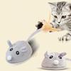 Squeaky Mouse Moving Cat Toy Automatic Sensing Plush Mouse Kitten Toy Playing Game