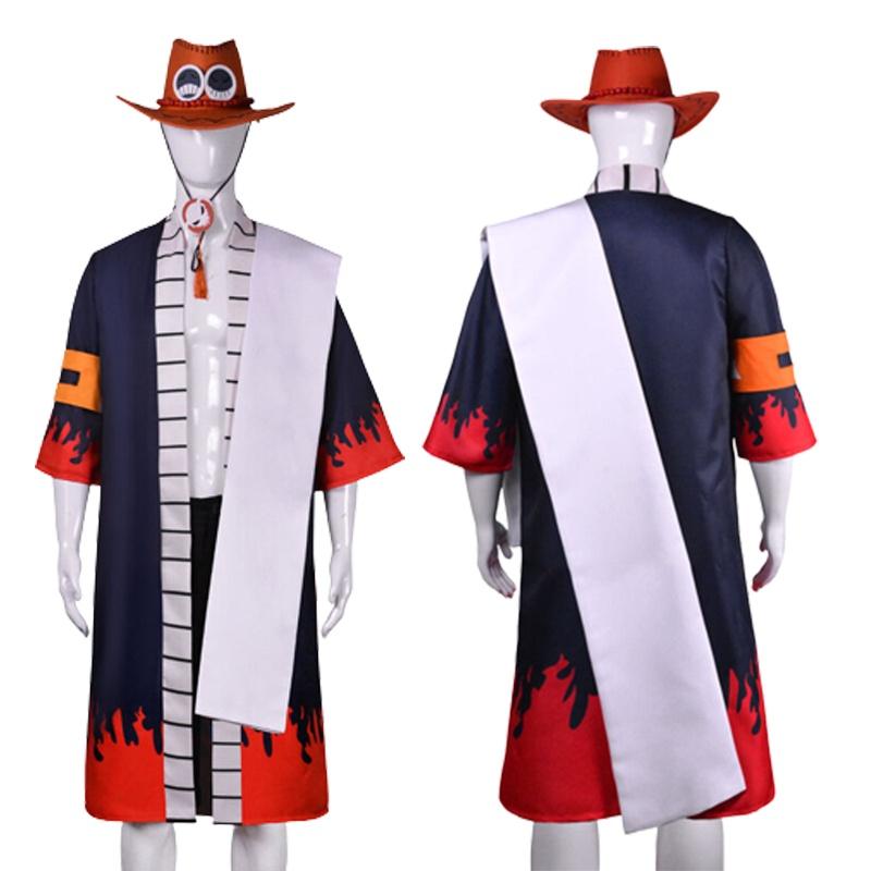 Premium Quality Portgas·d· Ace Cosplay Costume For Adults Same With The Anime