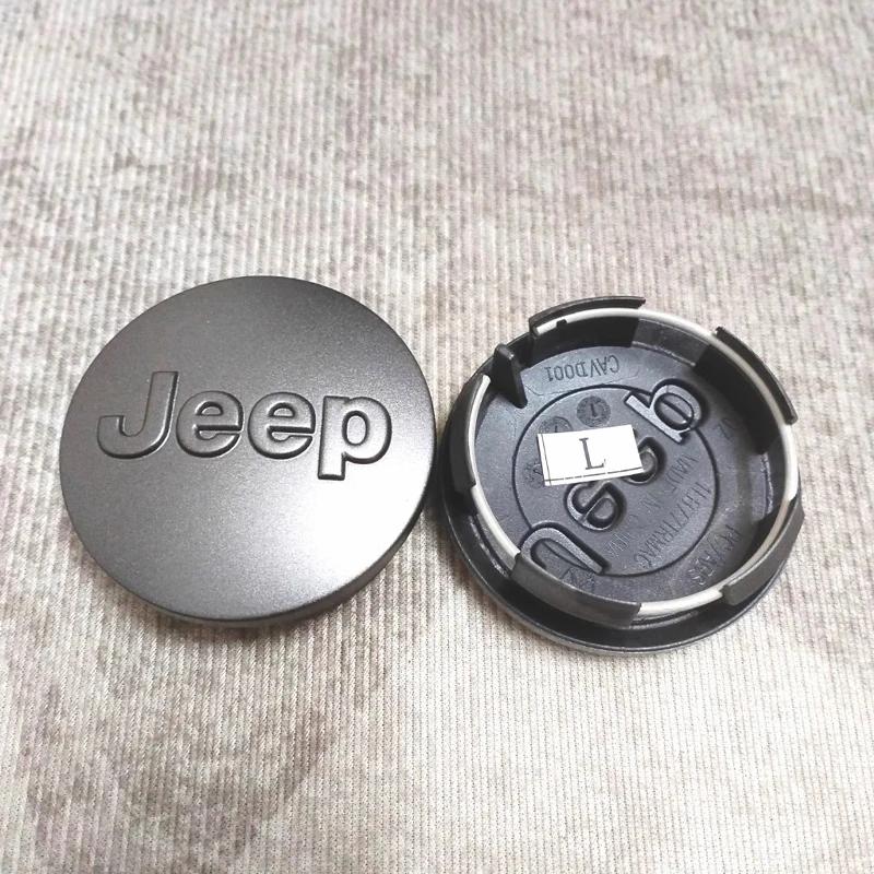 Pro Jeep 4 ks 55/63MM Auto Znak Krytky Středů Kol Příslušenství Nábojů Pro Jeep Grand Cherokee Wrangler JK Gladiator Compass Ren