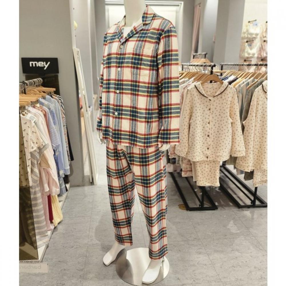 Barbara Men S Pajama Red Check Amp4615b