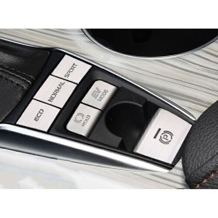 Center Console Gear Shift Button Sticker Silver Alloy For Toyota Camry 2018-2024
