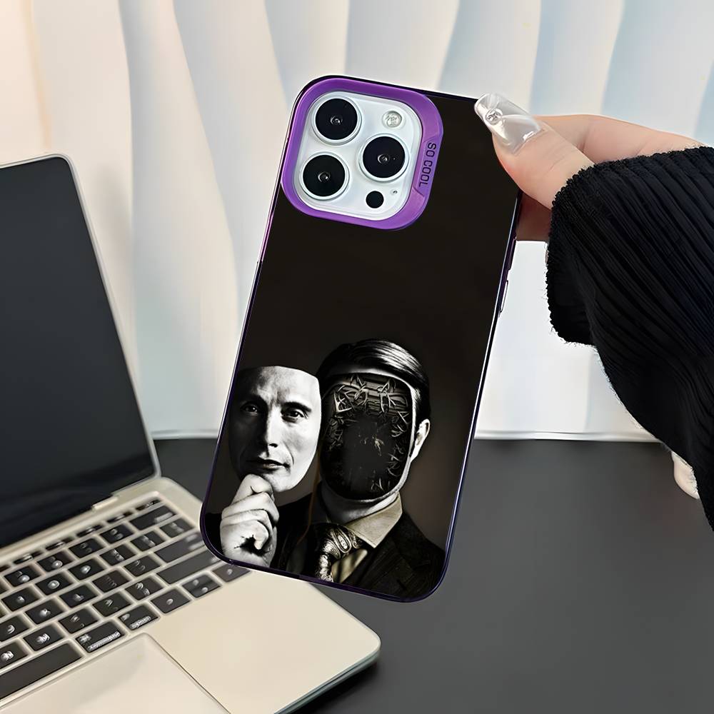 

Will Graham H-Hannibal For iPhone 17,16,15,14,13,12,11,Mini,Pro,E,SE4,XS,MAX Purple Candy Matte Cover iPhone13PROMAX