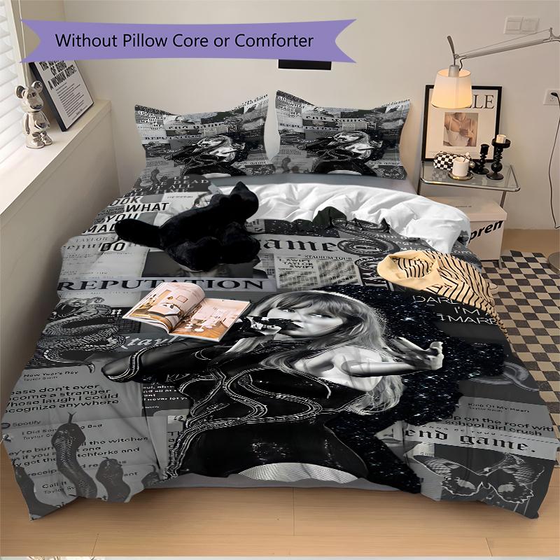 3Pcs Dark Fantasy Snake Art Bedding Sets For All Sizes New 3D Printed Bed Cover Comforter Duvet Cover Pillowcase Bedroom Decoration