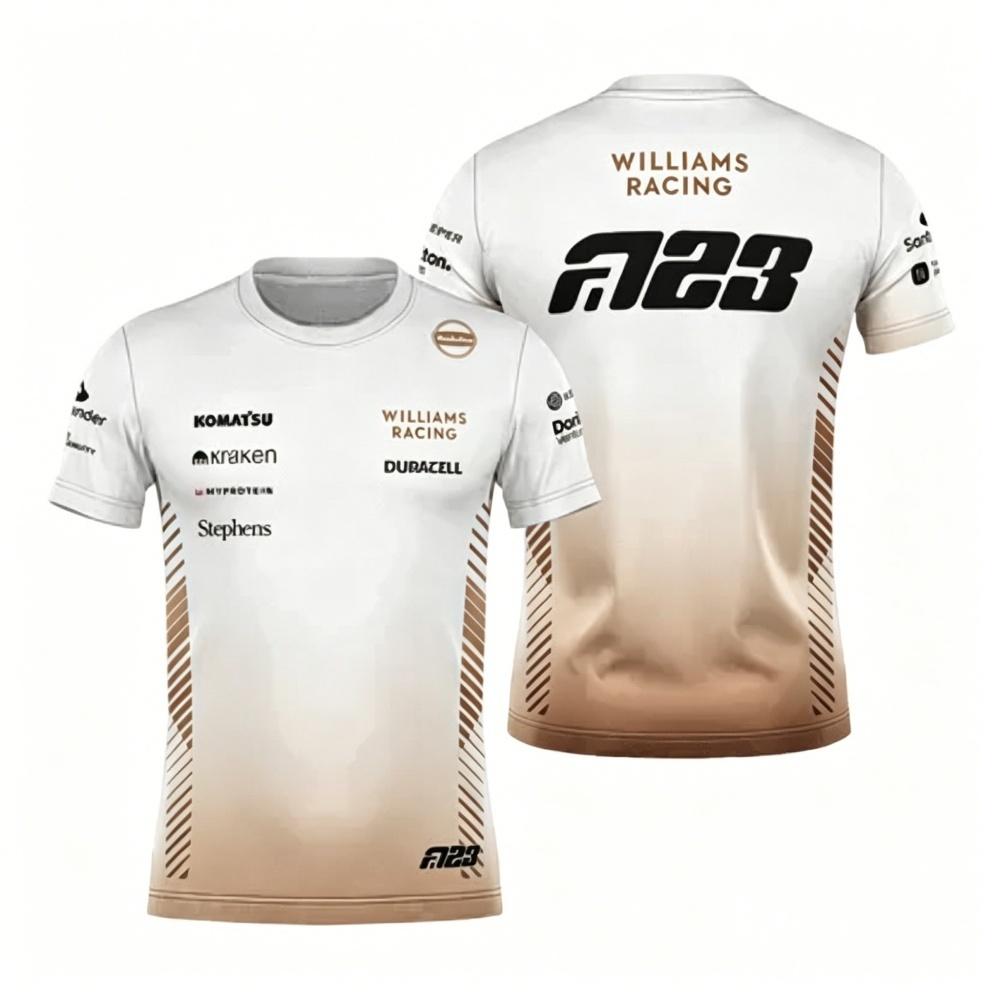 F1 Fan Series 3D Printed T-shirt Men's Casual Sports Round Neck Top Summer Outdoor Running Fitness Short Sleeved Clothing