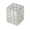 Metal+Crystal Pen Holder Desktop Organization Desktop Storage Bucket Luxury Makeup Brush Holder