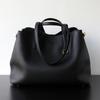 Xiaomin Casual Time Super Large Capacity Shoulder Bag Women's Fashion Leisure Single Shoulder Handbag Top Layer Cowhide Tote Bag