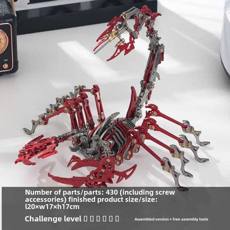 

3D сборочный комплект подарки для детей антистресс металлические механические насекомые животные головоломки игрушки своими руками для взрослых P485