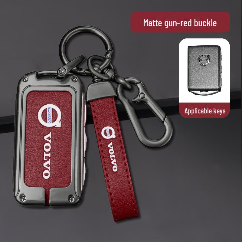 Volvo Key Cover for XC60 & S90: Car Accessories Shell for XC90, XC40, S60L - Buckle Bag Included