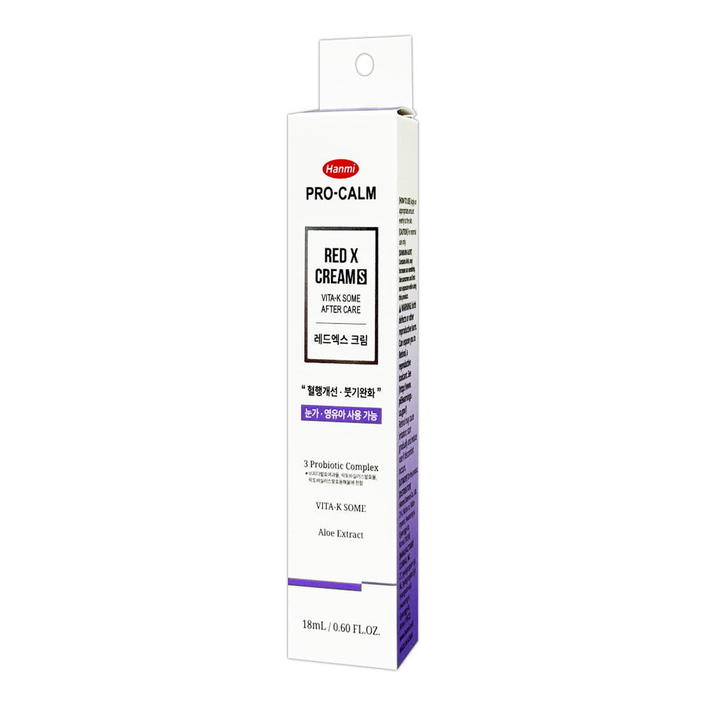 Hanmi Pro-Calm Red-X Cream 18ml Facial Spot Cream Soothing Moisturizer Made in Korea