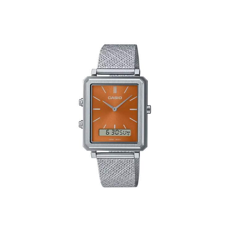 CASIO Women s Standard Series Orange Watch MTP-B205M-5E MTP-B205M-5E Orange Watch Dial